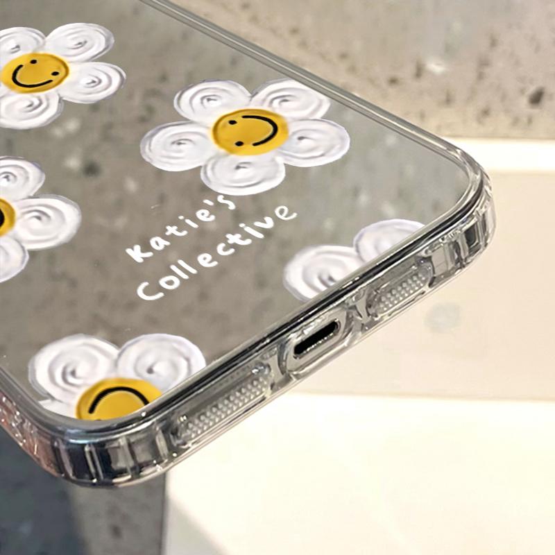 Pouzdra na mobilní telefon pro iPhone 11 13 XR 15 Pro Max 12 14 Pro Max Case iPhone 16 XS Max Mirror Ochranné pouzdro Mirror Exquisite Cartoon Waterproof