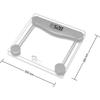 Balance électronique LITTLE BALANCE 8193 SB2 - Plateau verre trempé transparent - 160 kg / 100 g
