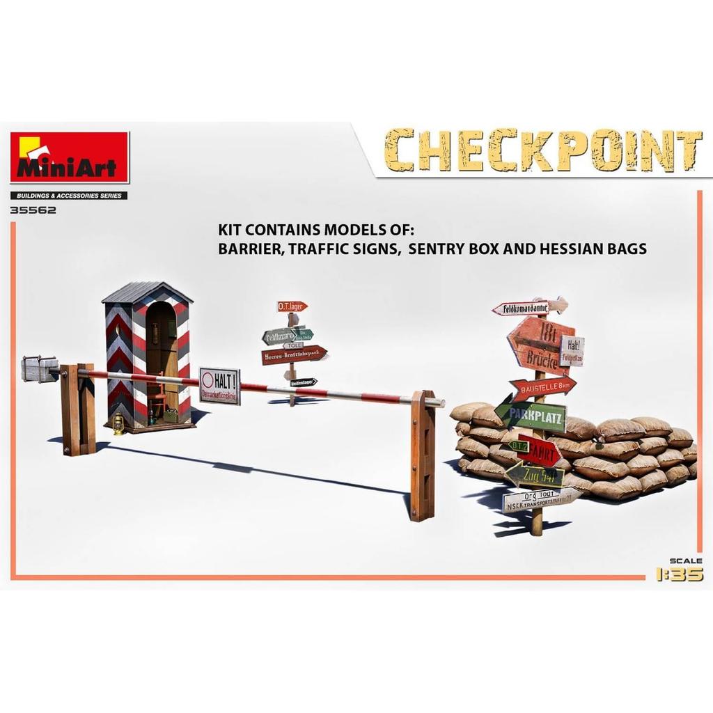 MiniArt Checkpoint Plastic Model MA35562 1/35