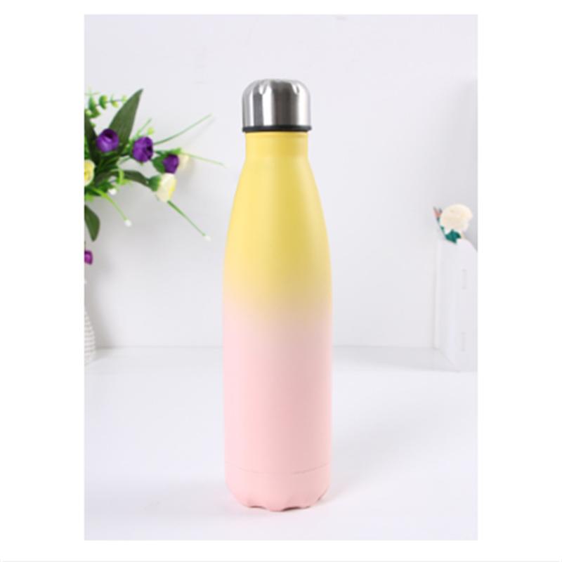 750/500ml Solid Insulated Bottle Stainless Steel Jug with Lid Large Capacity Ice Coffee Cup Portable Travel Home Summer Gift