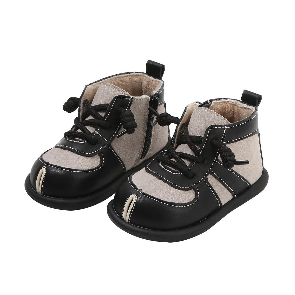 Autumn/Winter Unisex Baby Cotton Soft Sole Non-slip Shoes - Versatile Fashion for Infants & Toddlers