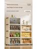 Stackable Flip-Top Clothes Cabinet with Wheels - Large Folding Storage Box with No Assembly Required