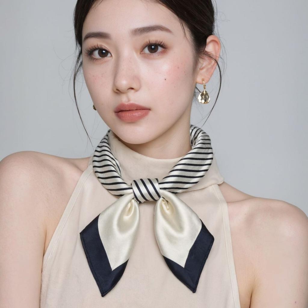 New 70cm Small Square Scarf Women Silk Scarf Spring and Autumn Hundred with Scarf Career Neckerchiefs