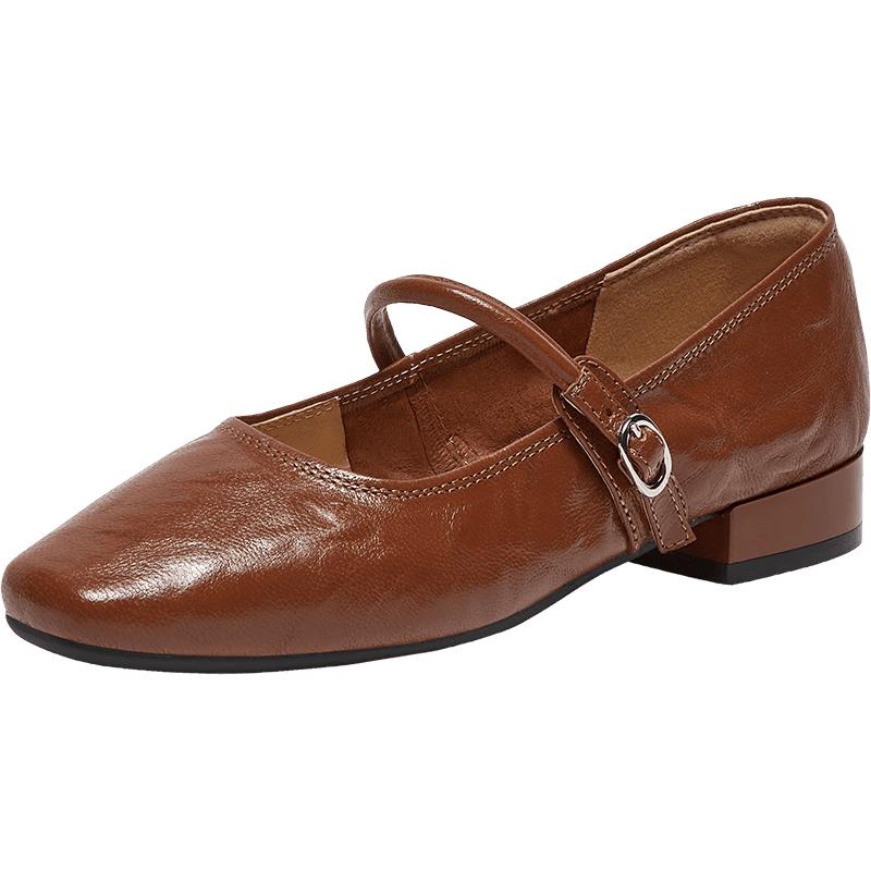 Bestu Women s Lambskin Mary Jane Shoes 36