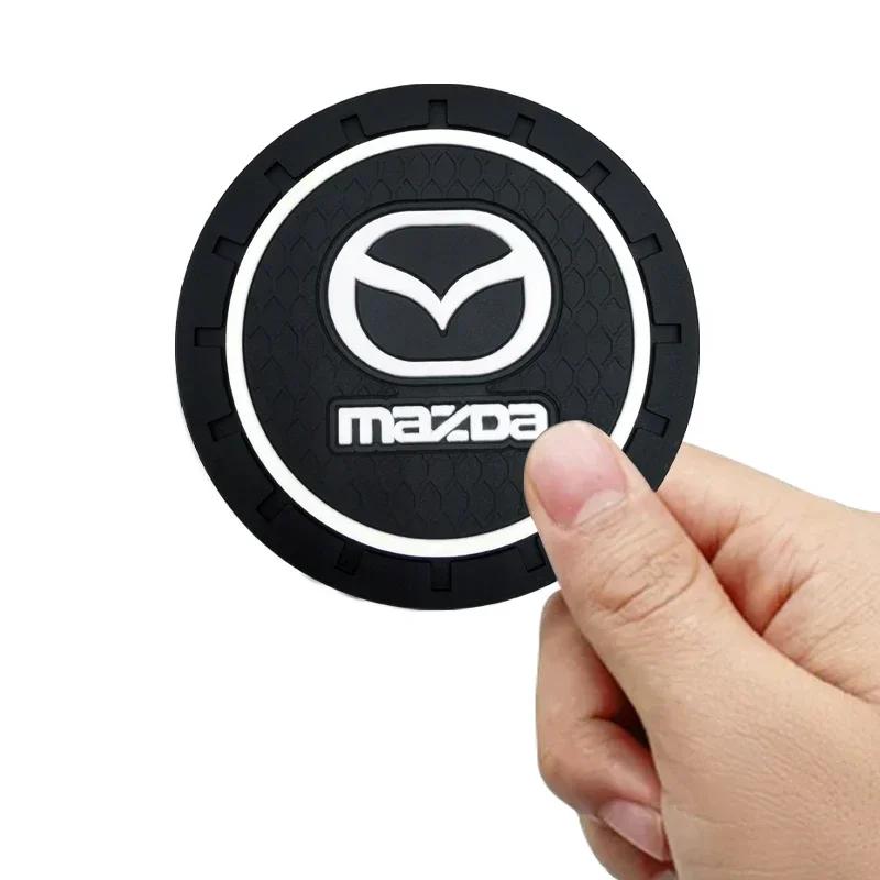 

Car Accessories Car Anti Slip Coaster Anti-noise Water Cup Pad For Mazda 2 3 6 Atenza CX3 CX5 MX5 CX7 Axela CX30 CX90 CX60 CX50