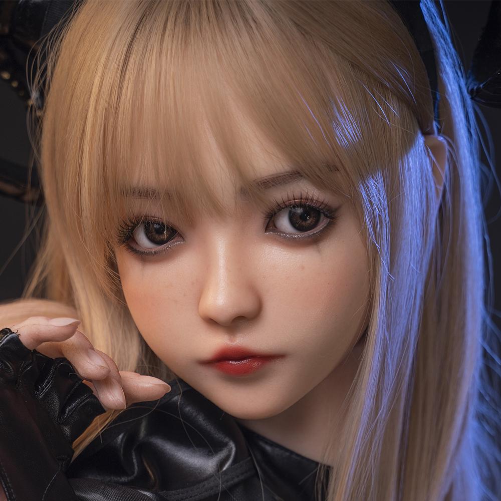 Replaceable TPE Head for Sex Dolls (Fits 130-180CM Bodies) - Upgrade Your Doll's Realism with a Wig-Compatible, Lifelike Head