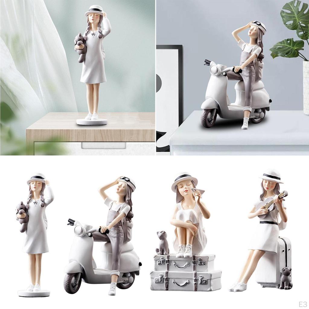 Figurine Decortive Sculpture for rrngement Deskp Decor