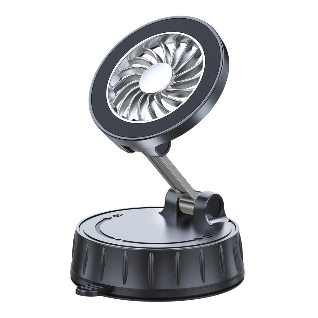Vacuum Magnet Phone Bracket Multi-angles Adjustment Strong Magnetic Suck Design Foldable Car Holder For iphone Navigation Stand