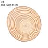Natural Round Wood Coasters Cup Pad Tea Coffee Mug Mat Drinks Holder Table Mat Wooden Coasters DIY Crafts Home Kitchen Decor