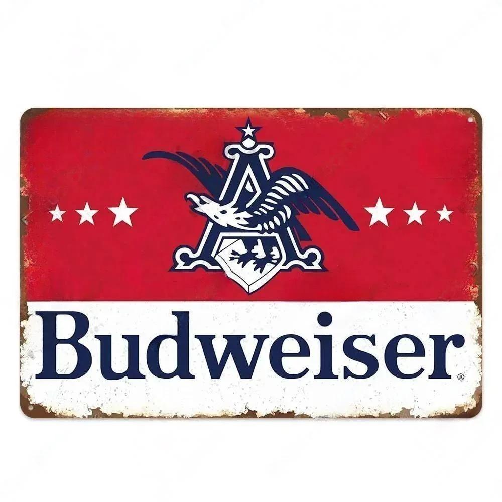 Metal Tin Poster Beer Metal Sign Decorative Plaque Retro Plate Wall Decor Bar Pub Club Man Cave Dad's Garage Workshop Poster