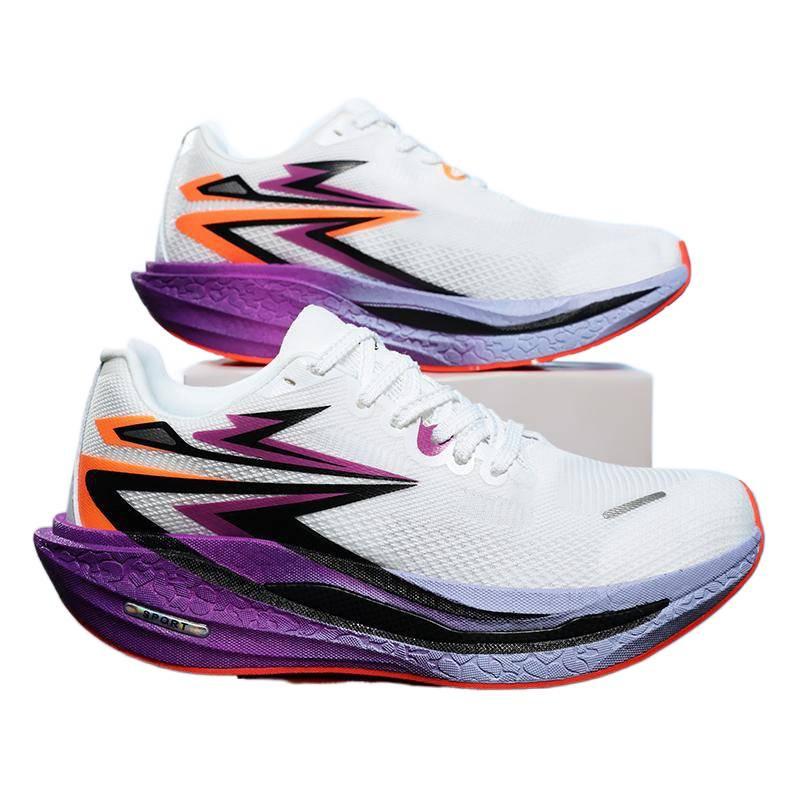 2025 new running shoes men's and women's shock-absorbing running sports shoes casual physical testing shoes live broadcast mesh breathable sports shoe