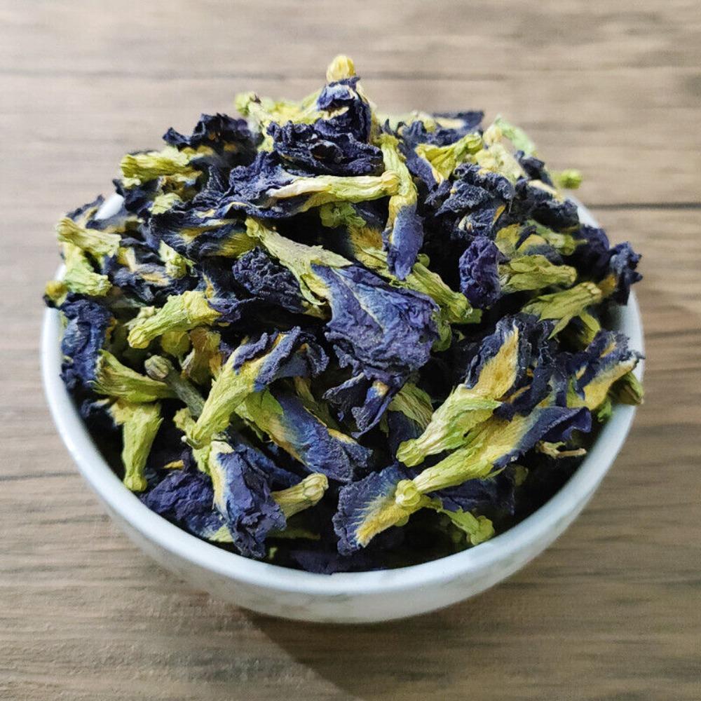 Natural Butterfly Pea Flower Tea Dried Herbal Detox Energy Boost 500g