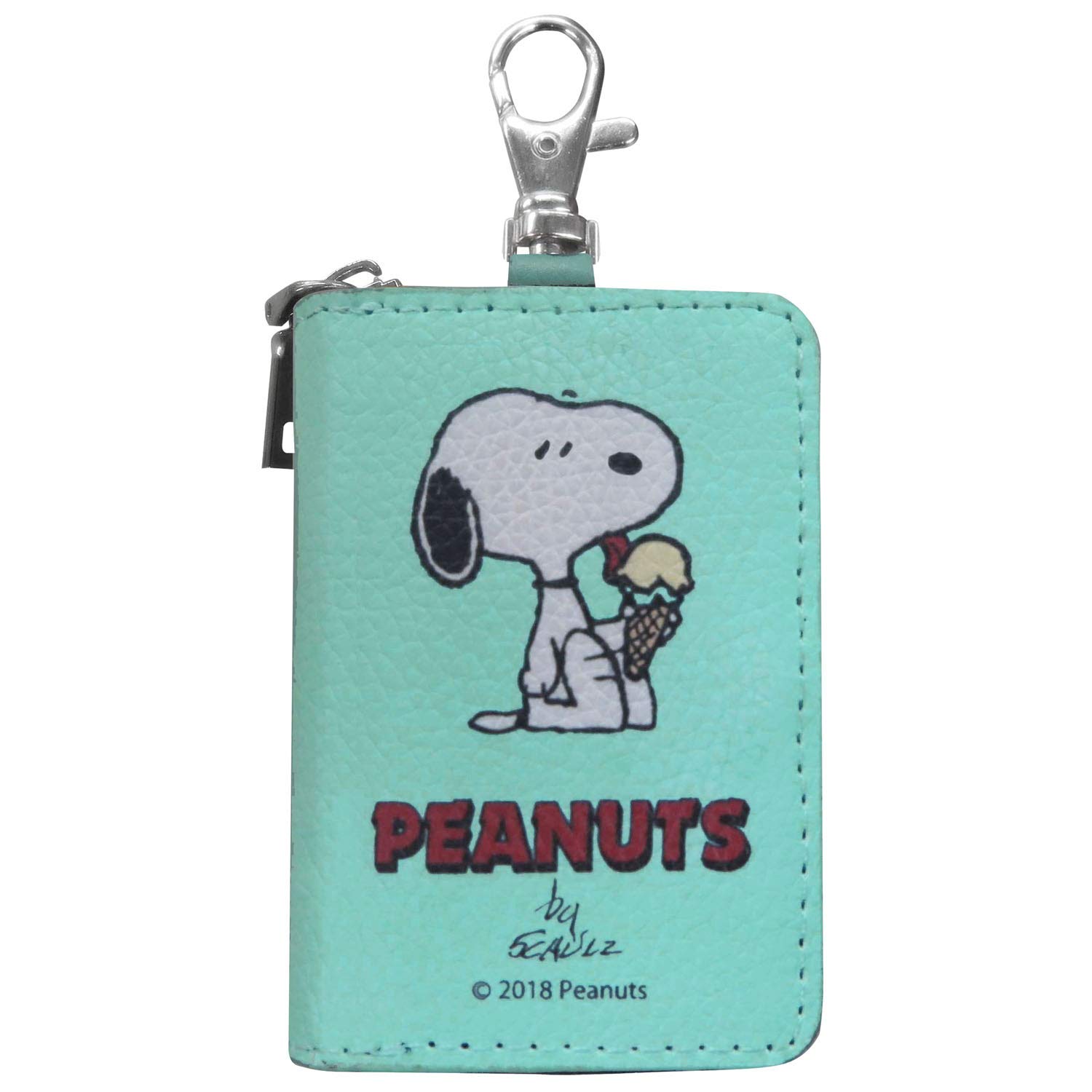 

Akiho SNOOPY Car Smart Key Case with Clear SN163 Window, Saxophone, синий