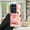 Phone Case: 2D Flat Samsung Galaxy A34 A35 M05 M06 S20 S22 S21 FE Plus 5G Protective Case, Couples Style, Plush Teddy Bear, Christmas and Halloween Gi