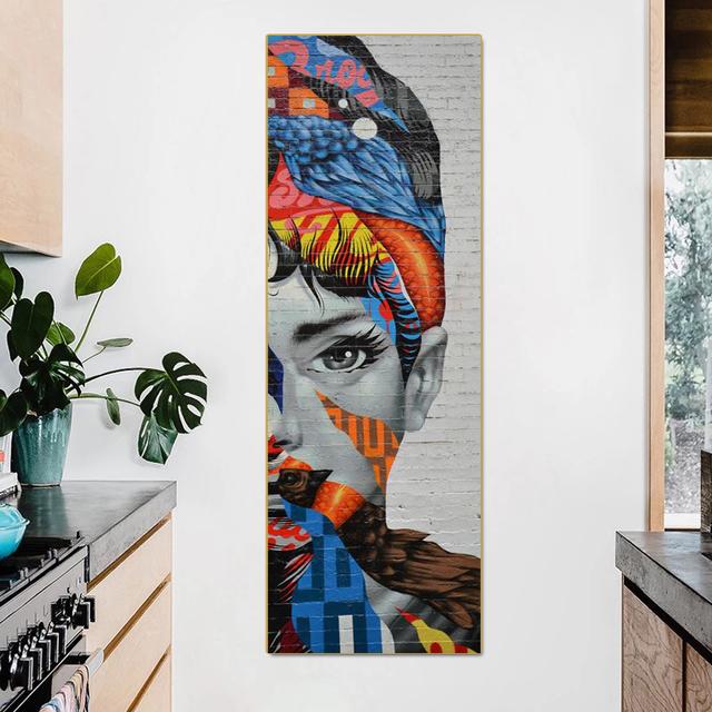 

Абстрактная красочная женская картина на холсте с изображением скандинавских фигур, постеры и принты, настенные художественные фотографии, домашний декор для гостиной, без рамки 20*40cm