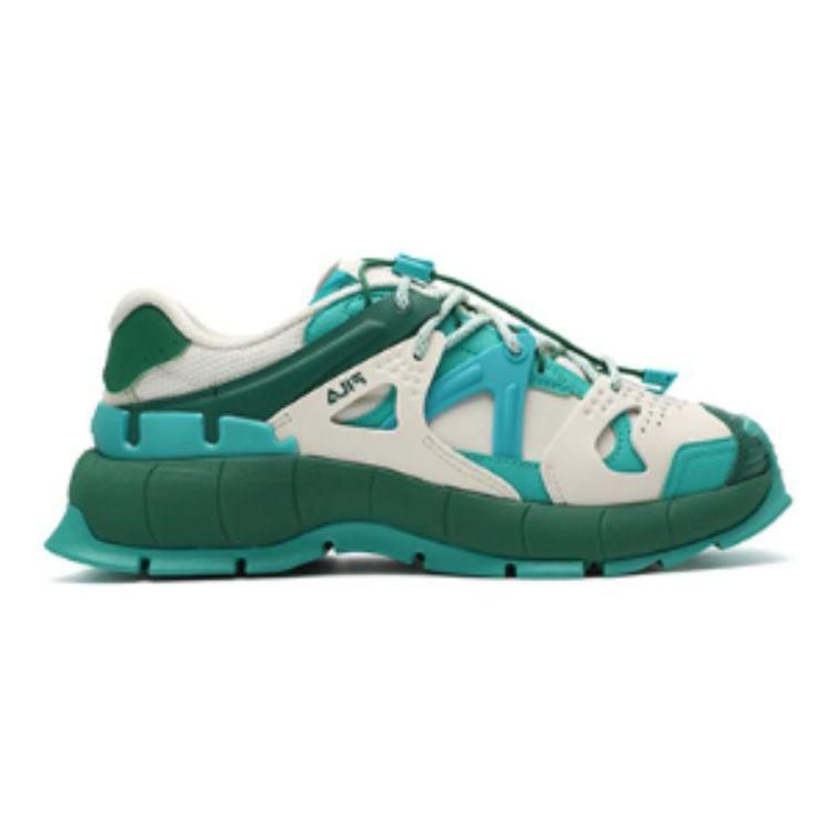 FILA Insetto Fabric Synthetic Leather Comfortable Versatile Low-Top Casual Shoes Women sneaker Off-White Green F12W341106FSV