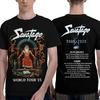 T-shirt Vintage Ssavatage Coton T-shirts 2025 Tour Hipster T-shirt Pour Unisexe Été Y2k Décontracté Décontracté Manches Courtes Vêtements