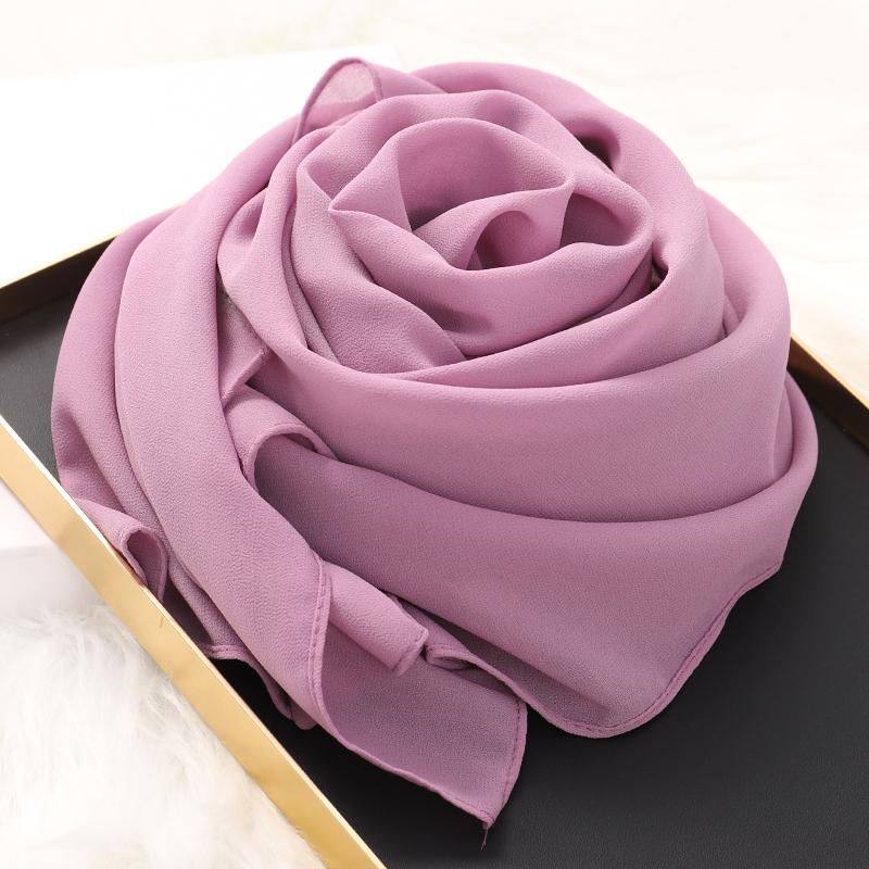 

Мусульманский хиджаб-шарф на молнии, однотонный пузырчатый шифон, готовый к ношению, хиджаб-обертывание с вуалью, однотонные шали, головной платок, тюрбан, Рамадан