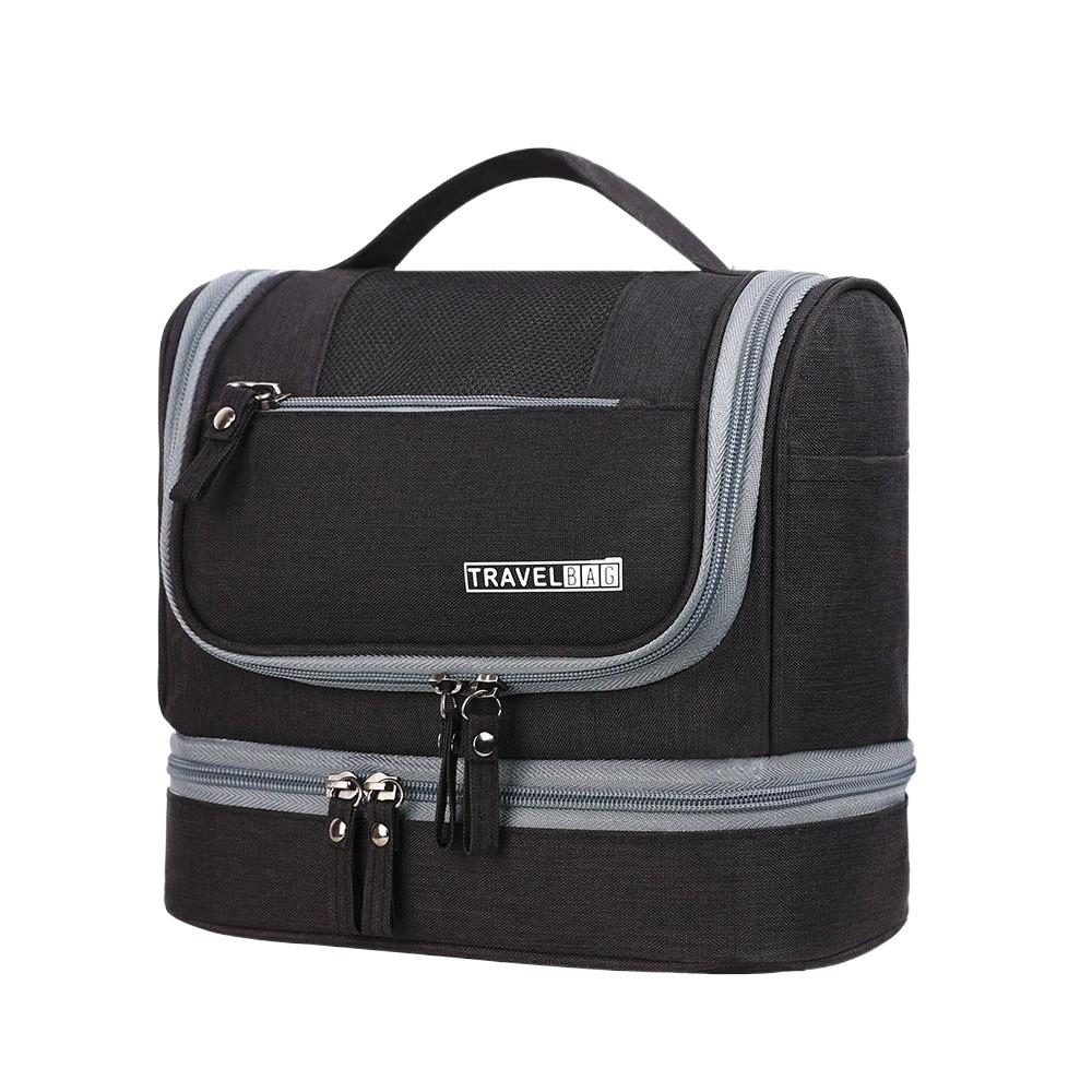 Multifunctional Hanging Makeup Bag Solid Color Toiletry Bag Cosmetic Organizer  Personal Care