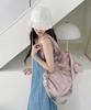 Masmarulez [Pouch Set] Glossy Shoulder Duffel Bag _Lilac Pink