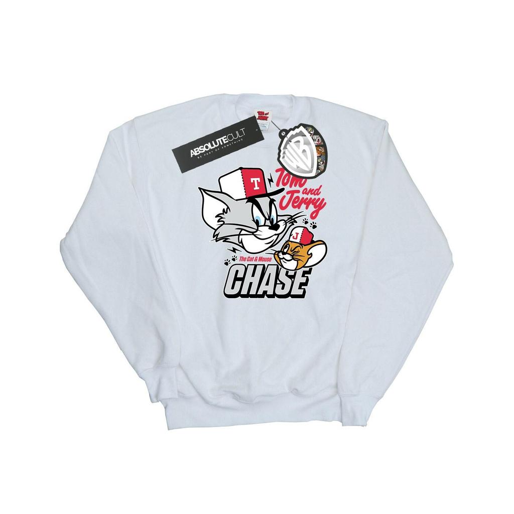 Tom And Jerry Womens/Ladies Cat & Mouse Chase Sweatshirt