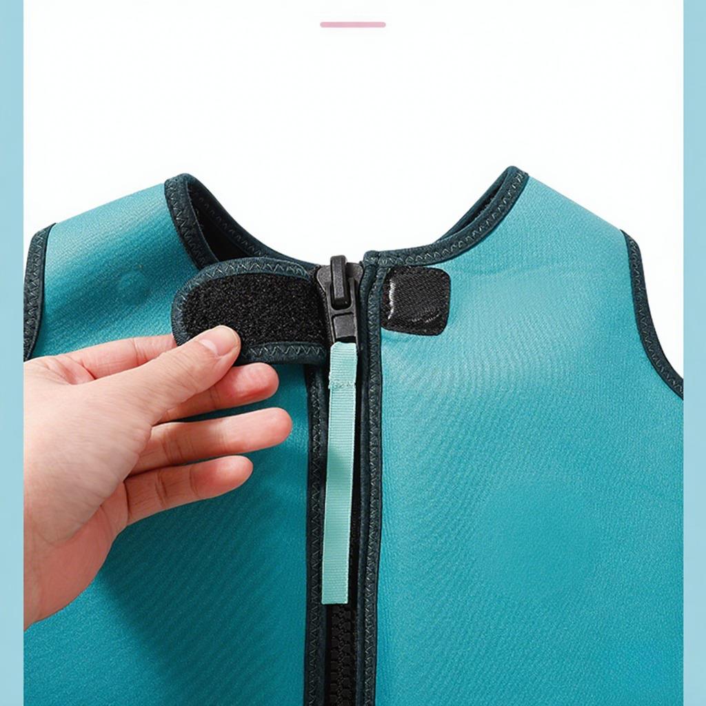 Non-inflatable Kids Swim Vest Life Jackets for Kids Boys Girls Swim Vest with Detachable Float Board for Age 3-6 Years/ 28.7-61.7lbs