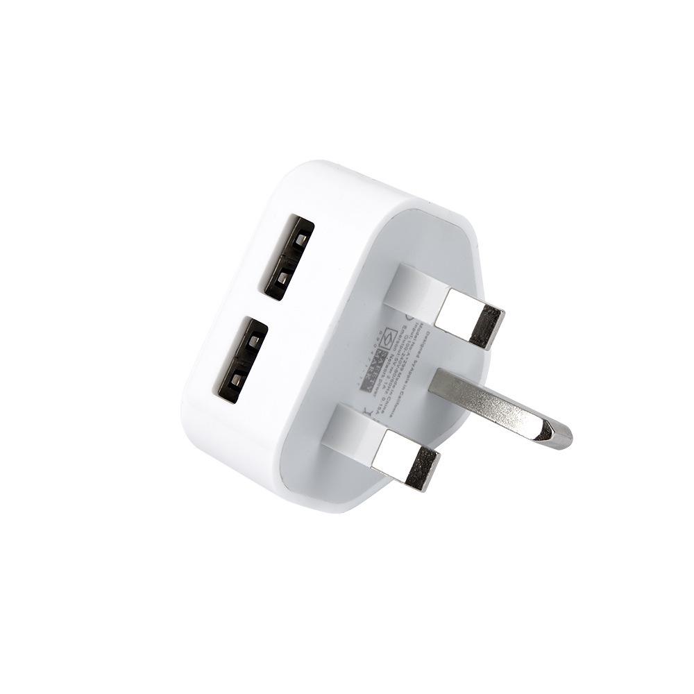 Hong Kong 2A Dual-Port UK Charger with 2 USB and 3 USB Smart Travel Charger
