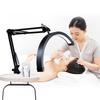 16" Half-Moon U-Shaped LED Clip-On Stand Light for Eye Protection and Permanent Makeup