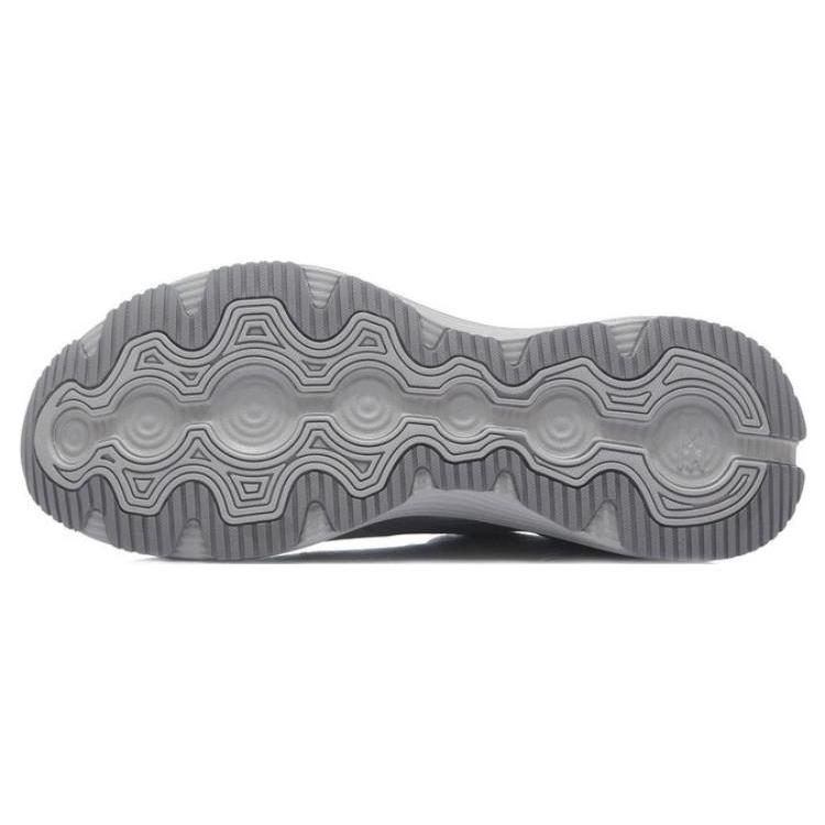 New LiNing YueYing Element Cushioned Slip Resistant Breathable Low Top Marathon Running Shoes Men's Microcrystalline Gray ARHT047-3