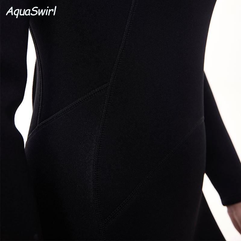 Womens 3mm Full Wetsuit Snorkeling Surfing Swimming UV Protection Thermal Insulated Long Sleeve Slim Fit