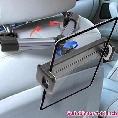 1Pc Car Back Seat Headrest Holder for 4-14 Inch IPad Car Phone Holder
