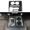 Carbon Fiber Central Control Gear Shift Cup Holder Trim Panel for Ford F150 21+
