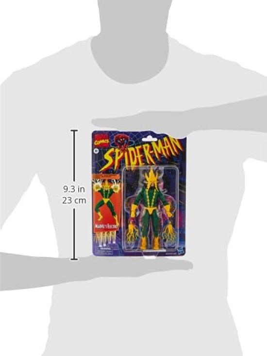 Hasbro Marvel Legends Series Figurină de Acțiune Electro Colecționabilă Jucărie Colecție Retro E9318 Autentică Spider-Man 6-inch