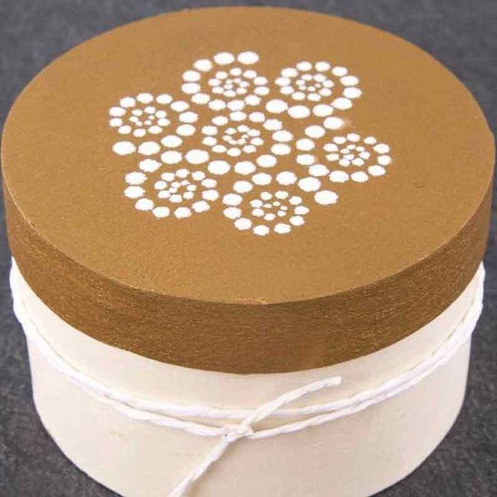 Schablone A5 - Punkte - Polyamid - Selbstklebend - Gemischt - Basteln