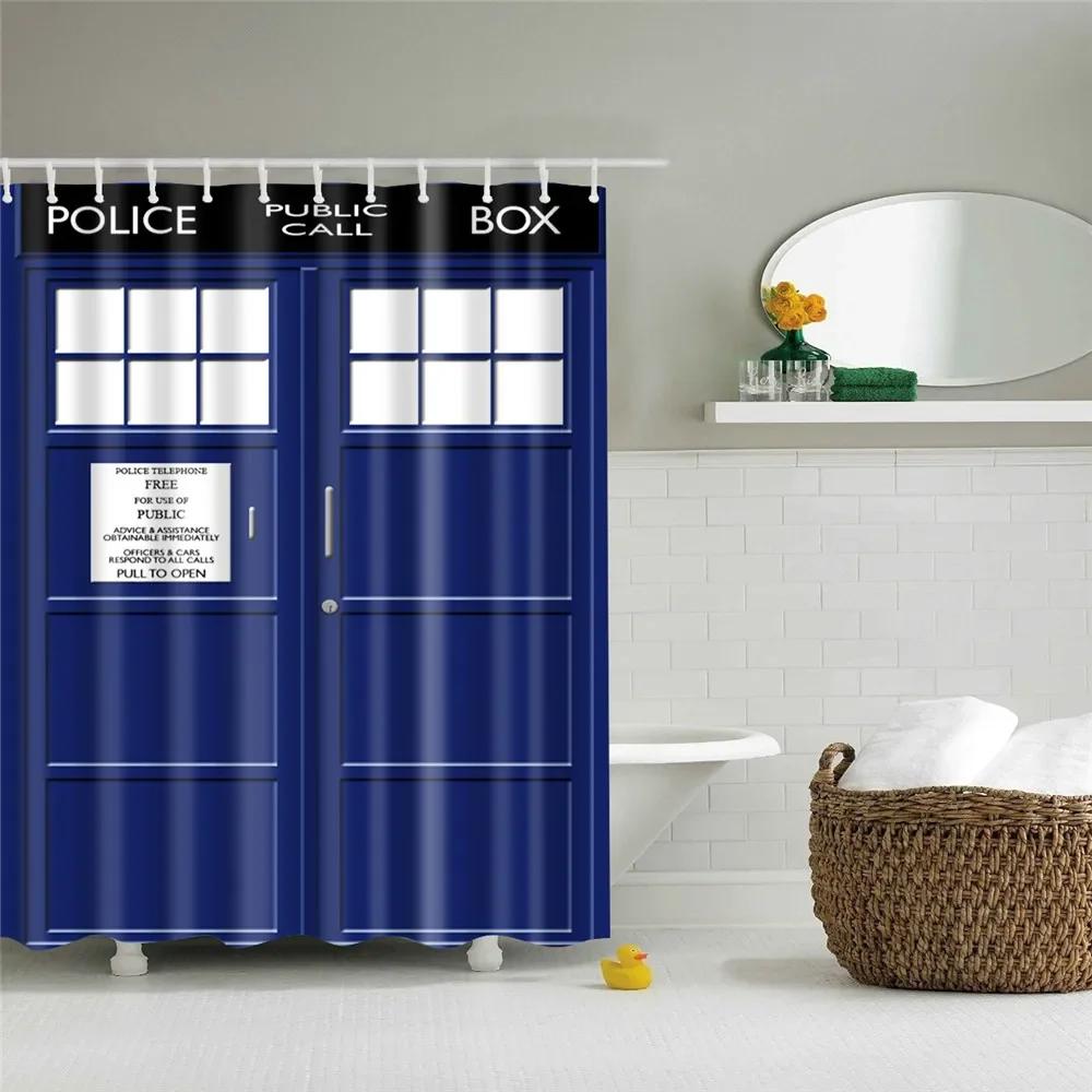 Abstract Geometric Stripes Printing Shower Curtains Home Hotel Bathroom Decoration Bath Curtains Waterproof Bathroom Curtains