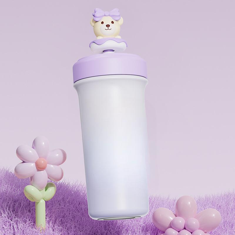 

Соломенные чашки для мальчиков и девочек, дорогие кофейные чашки, подарки к празднику середины осени 500ml фиолетовый