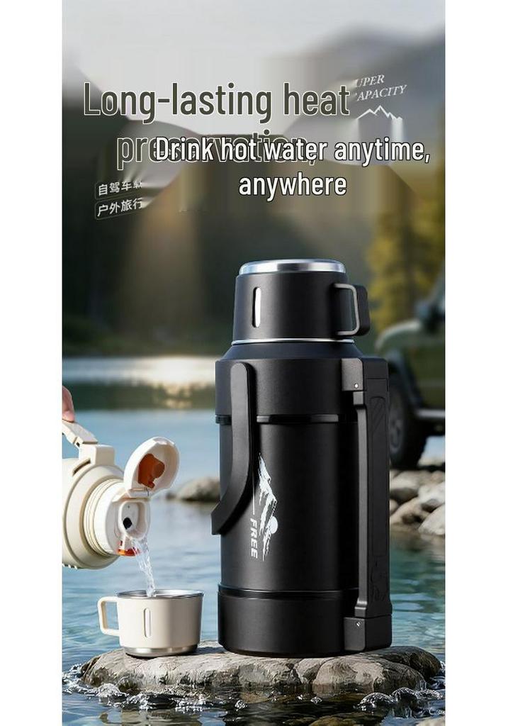 Large Capacity 304 Stainless Steel Insulated Thermos Cup for Travel and Home