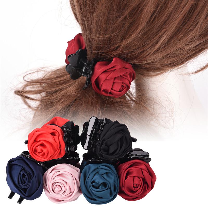 Hair Clip Rose Hair Claws Clips Hair Accessories For Women Girls Hair Crab Clamp Hair Clip Rose Hair Claws Clips Hair Accessories For Women Girls Hair Crab Clamp