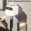 Electric Toothbrush Holder Digital Display Rechargeable Multifunctional Wall Mounted Toothbrush