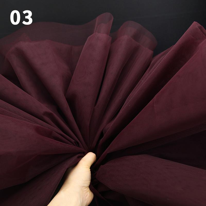 100x160cm Hard Tulle Mesh Fabric for DIY Wedding Dress Skirt Yarn Cloth Decoration Fabric by Per Meter Polyester Stiff Mesh New