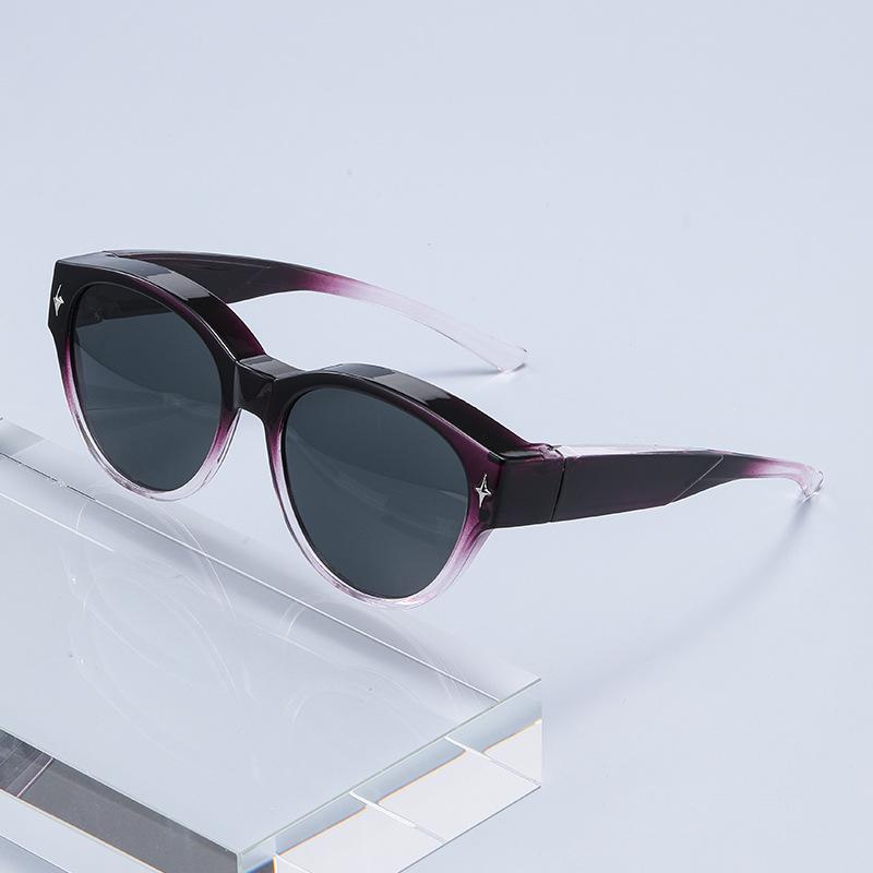 Neutral Fashion New Cat Eye Polarized Sunglasses Can Set Glasses Sunglasses Outdoor Driving Travel Sunscreen Sunglasses