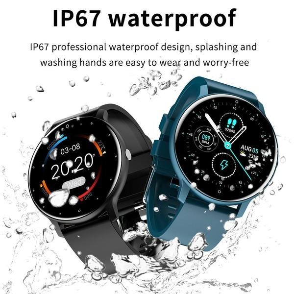 Smart Watch Ladies Full Touch Screen Sports Fitness Watch IP67 Waterproof Bluetooth For Android iOS Smart Watch
