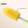 Kitchen Sink Accessory 5 in 1 Silicone Cup Brush with Long Handle, Multifunctional Deep Cleaning Set Brush, Non-slip Reusable Cleaner for Baby Bottles