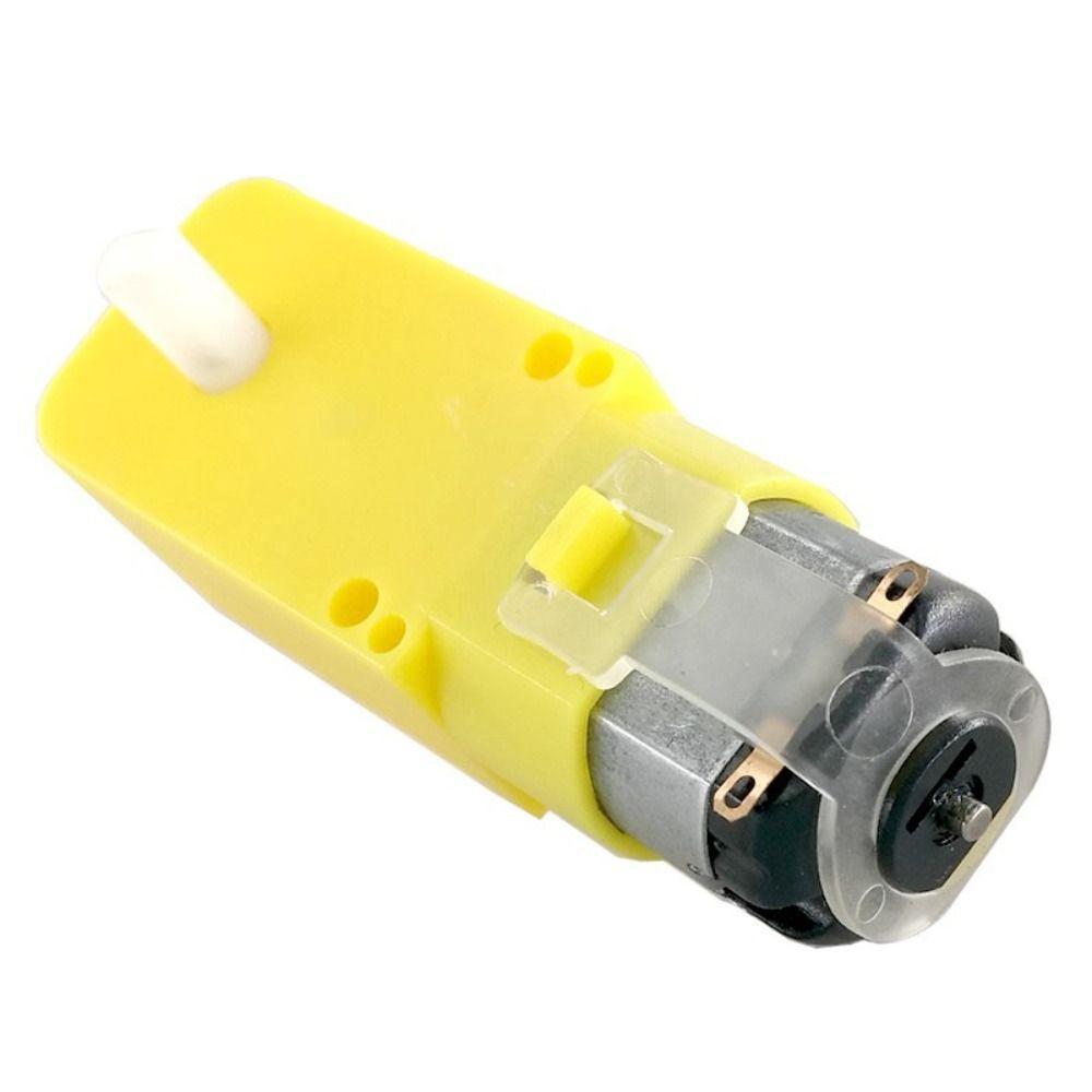 Magnetic DC Electric Motor Yellow Dual Shaft Gear Motor TT Motor Tire Wheel  Arduino Smart Car