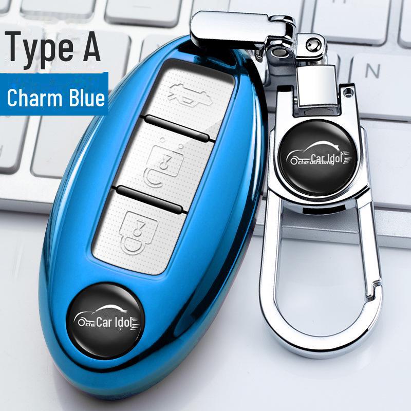 Kompatibel mit Nissan Modellen: Sylphy, Qijun, Teana, Qashqai, Tiida und Kicks - Premium Schlüsselhülle