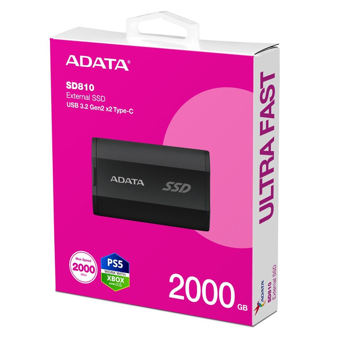 ADATA DYSK SSD SD 810 2TB NERO