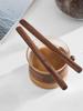 1pc/Coffee Stirrers,Walnut wood,Creative wooden spoon,Dessert mixing stick,Long handle mixing spoon