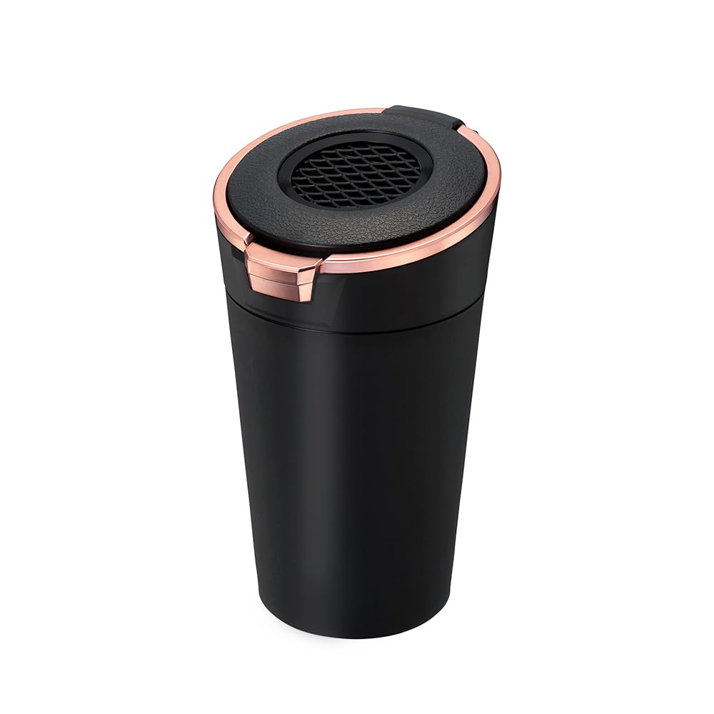 Seiko Sangyo EXEA Car Solar Light Copper Ashtray, Ash, ED-252