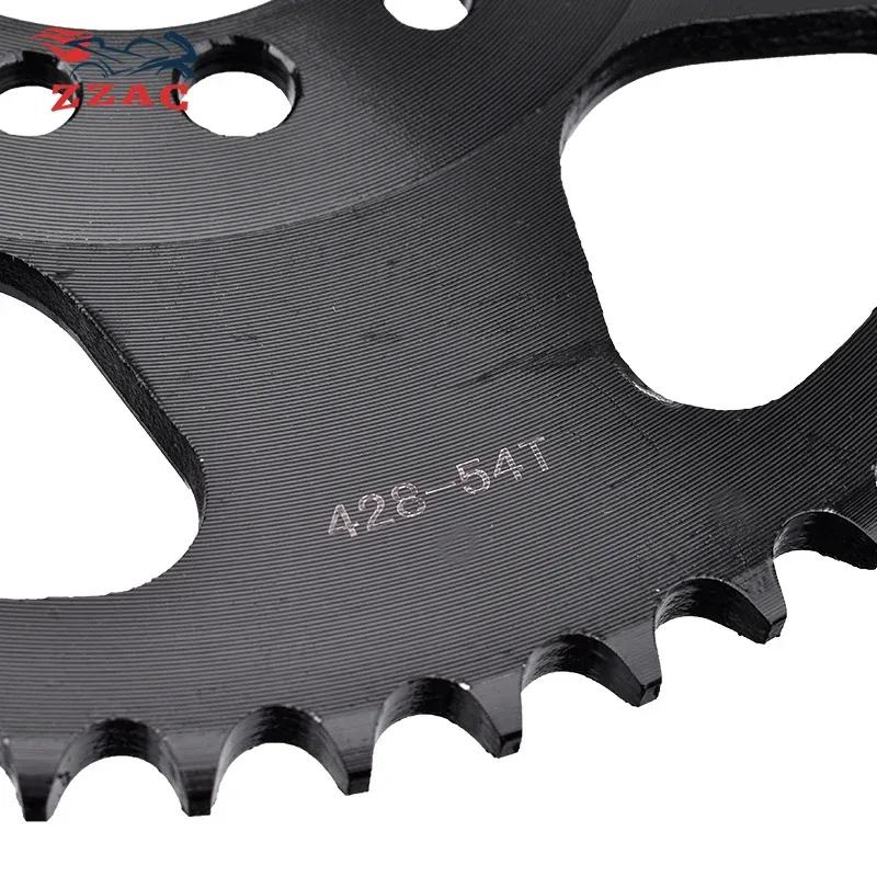 428 45T 54T Motorcycle Rear Sprocket Staring Wheel For YAMAHA DT 125 DT125 DT175 74-76 AG200 TW200 1989 91-17 TW225 02-07 XT200