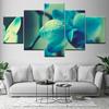 The beautiful flowers 5 Piece HD Wallpapers Art Canvas Print modern Poster Modular art painting for living room Home Decor